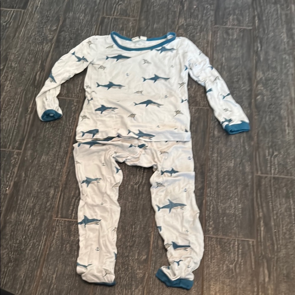 Kyte baby Shark Print Pajama Set